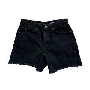 Vintage Black 550 Levi Cutoff Shorts with Orange Tag